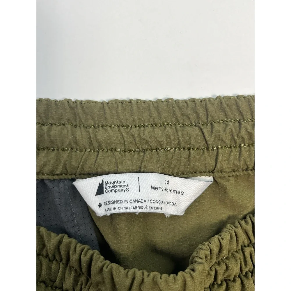 Mountain Equipment Co MEC Men's Joggers Pants Size 34 Green